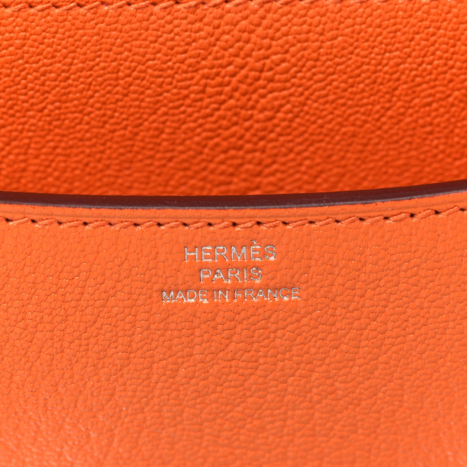 Hermes Chevre Mysore Verso Constance 18 Orange Rose Lipstick 6 of 10
