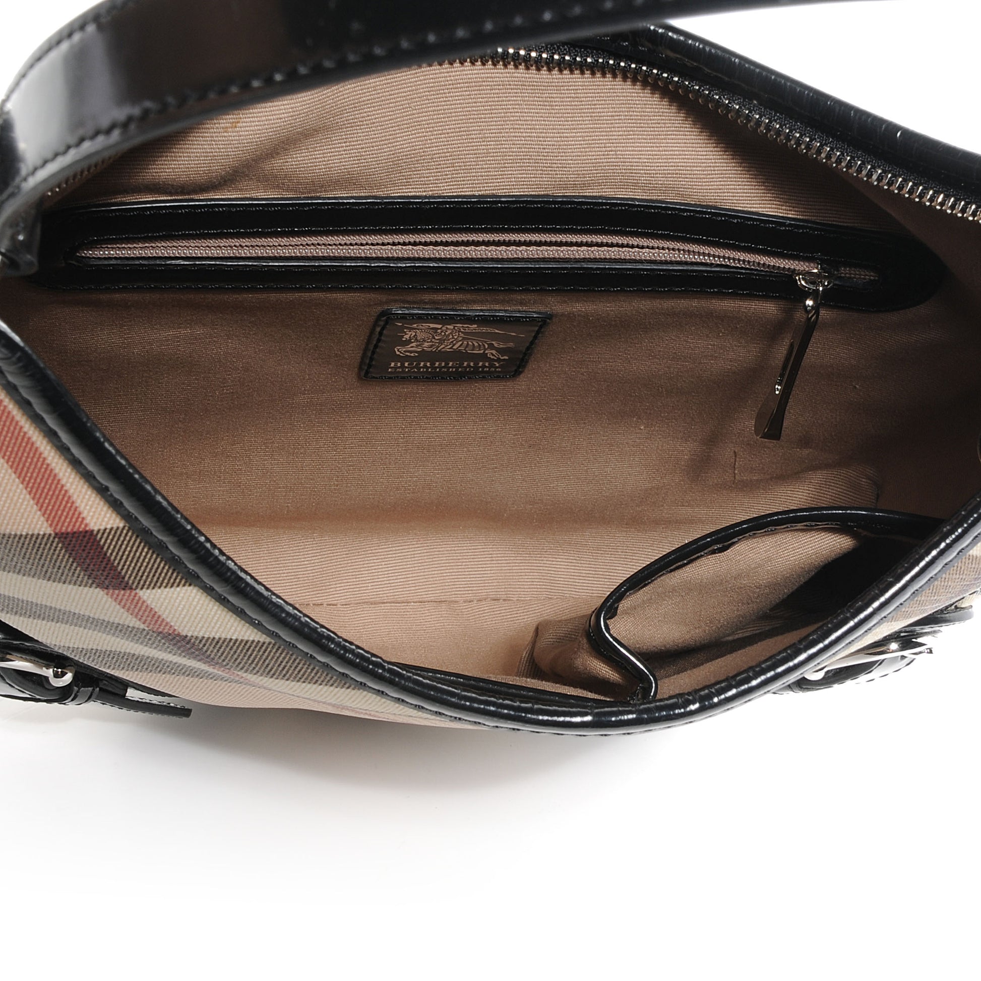 Burberry Nova Check Buckle Hobo 5 of 8