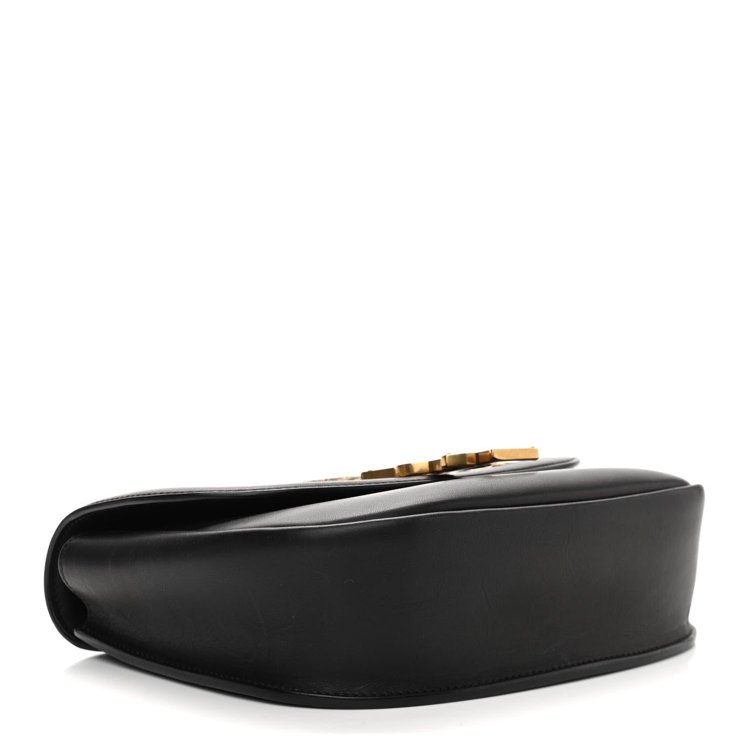 Saint Laurent Pony Hair Calfskin Leopard Print Monogram Medium Kaia Satchel Black 4 of 14