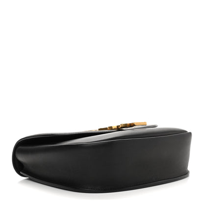 Saint Laurent Pony Hair Calfskin Leopard Print Monogram Medium Kaia Satchel Black 4 of 14