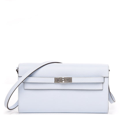 Hermes Epsom Kelly Wallet To Go Bleu Brume 1 of 10