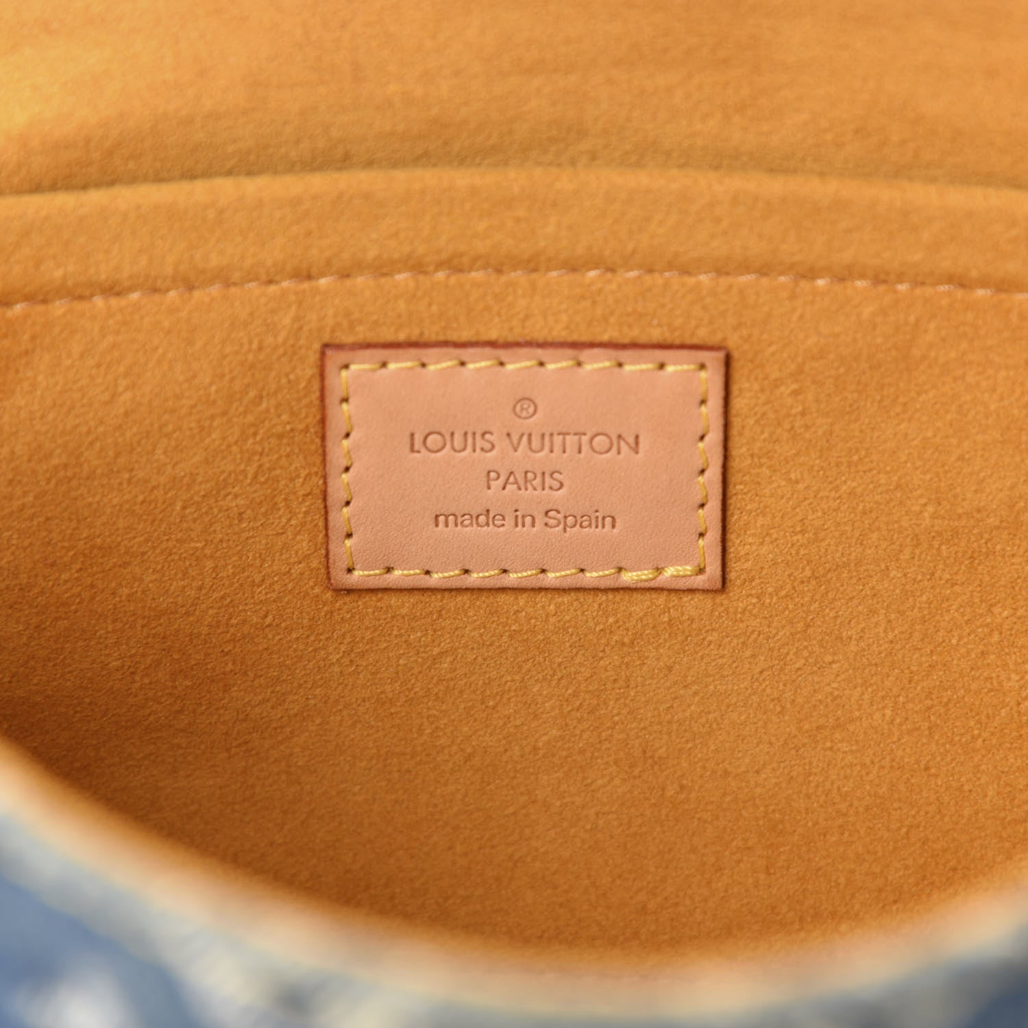 Louis Vuitton Monogram Denim Mini Pleaty Blue 8 of 10