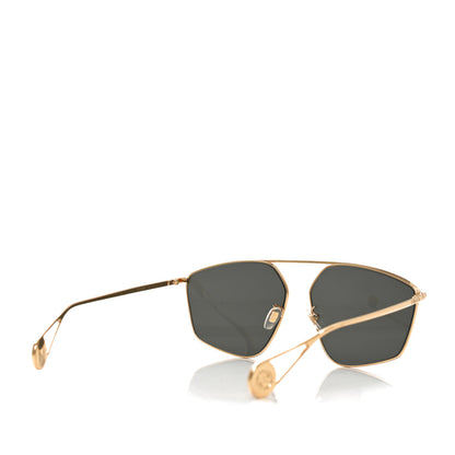 Gucci Square Frame GG0437SA Sunglasses Gold 4 of 7