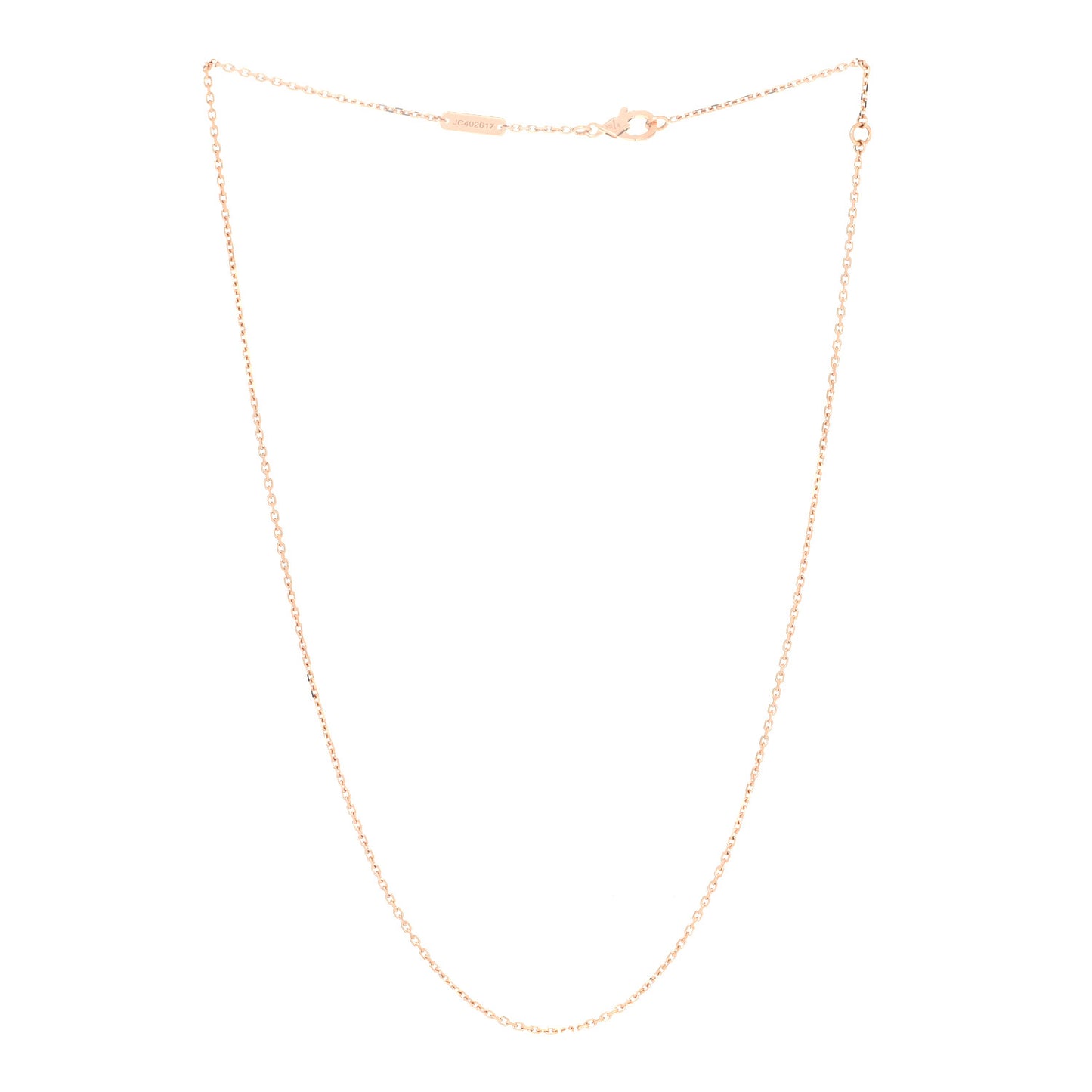18K Rose Gold Trace Chain
