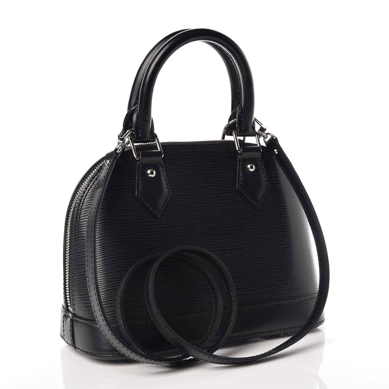 Louis Vuitton Epi Alma BB Black 3 of 9