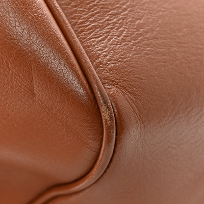 Celine Smooth Calfskin Cuir Small Triomphe Cabas Drawstring Tan 11 of 11