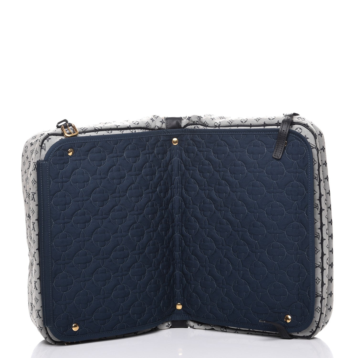 Louis Vuitton Mini Lin Sac a Langer Diaper Bag Blue 8 of 12
