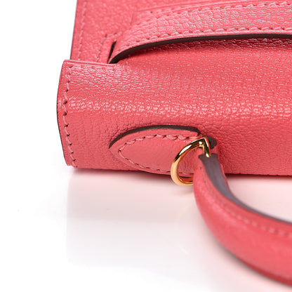 Hermes Chevre Mysore Mini Kelly Sellier 20 Rose Lipstick 11 of 31