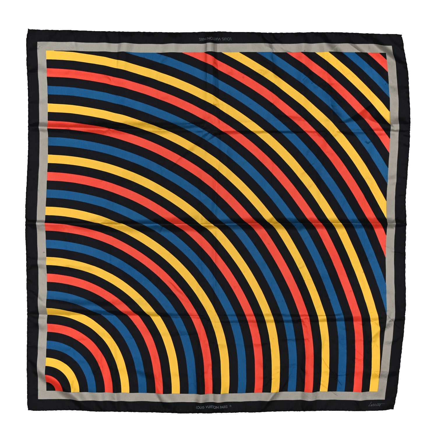 Louis Vuitton Silk Stripes Scarf Multicolor 1 of 8