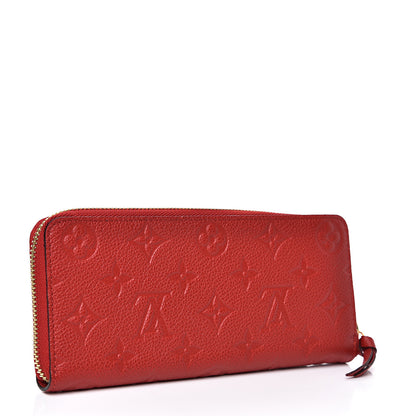 Louis Vuitton Empreinte Clemence Wallet Cherry 2 of 7