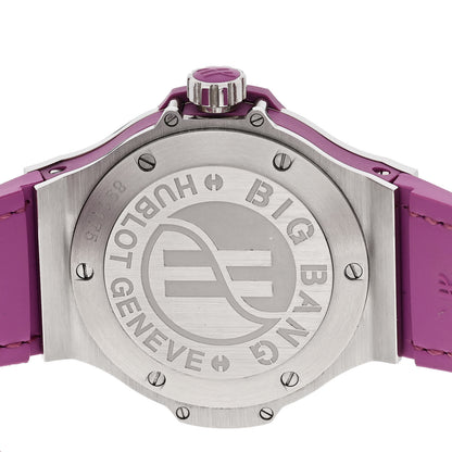 Hublot Stainless Steel Alligator Amethyst Mother of Pearl 38mm Big Bang Tutti Fruitti Quartz Watch 361.SV.6010.LR.1905 4 of 4