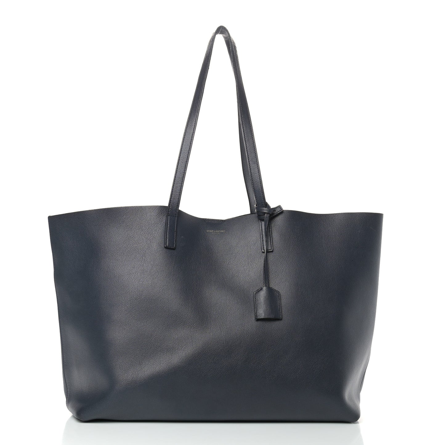 Calfskin Large Shopping Tote Deep Marine