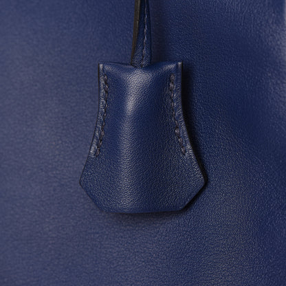 Hermes Swift Kelly Retourne 25 Bleu Saphir 34 of 39