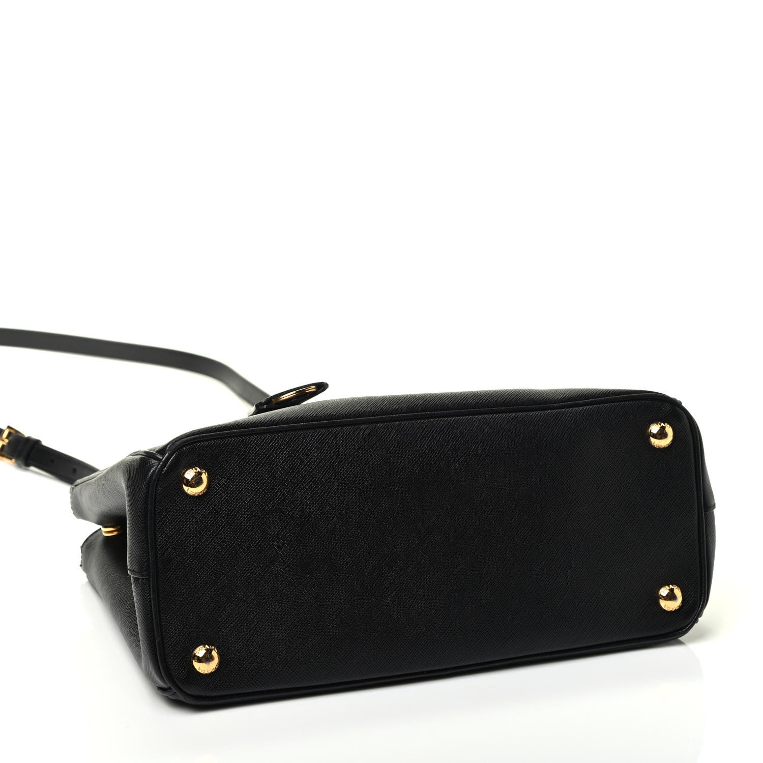 Prada Saffiano Small Galleria Double Zip Tote Black 3 of 4