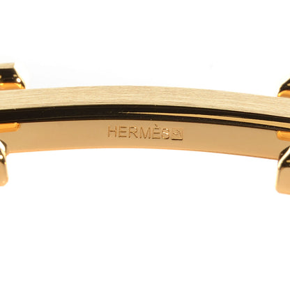 Hermes Box Togo 32mm Constance Brushed H Reversible Belt 90 Black Chocolate 7 of 7