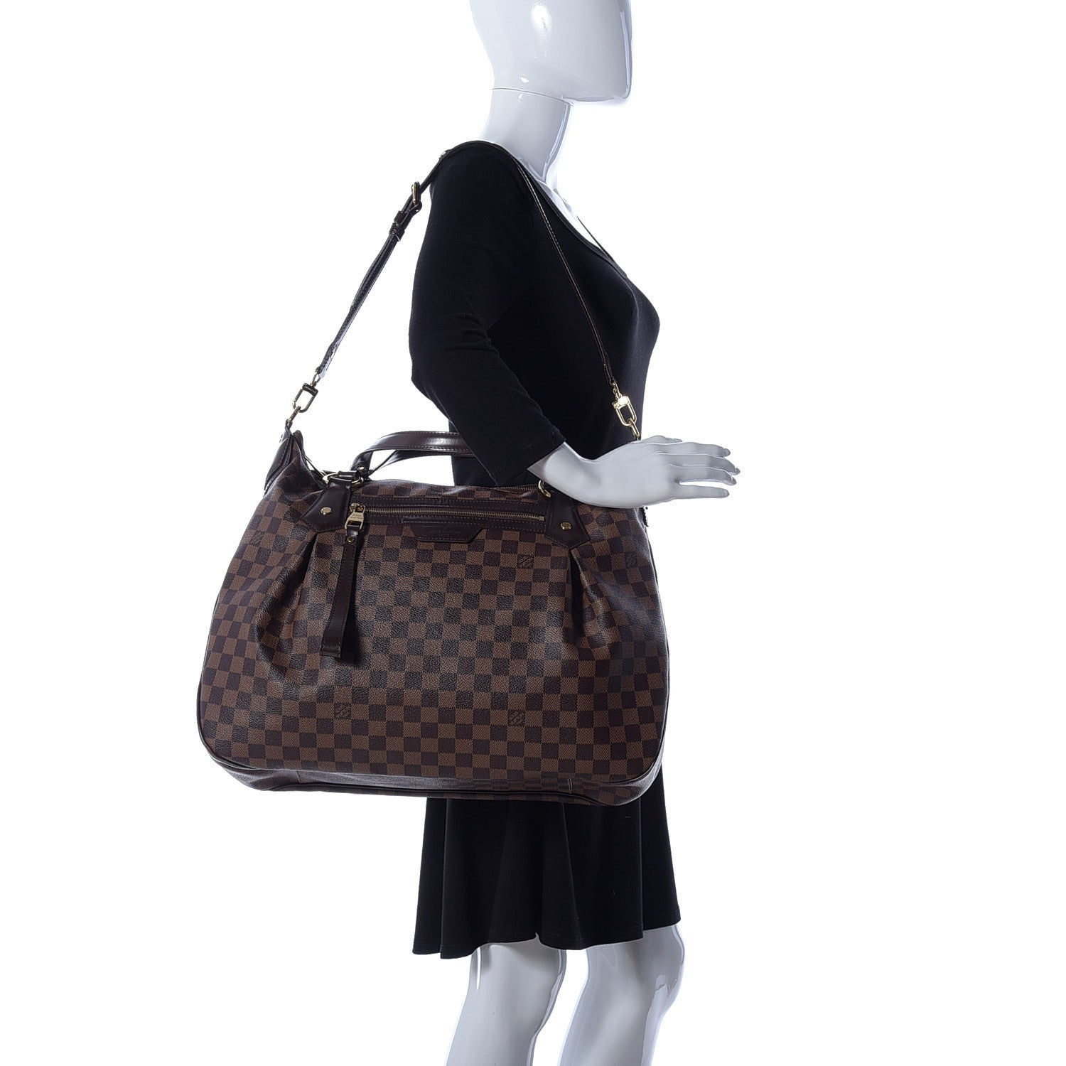 Louis Vuitton Damier Ebene Evora GM 2 of 9