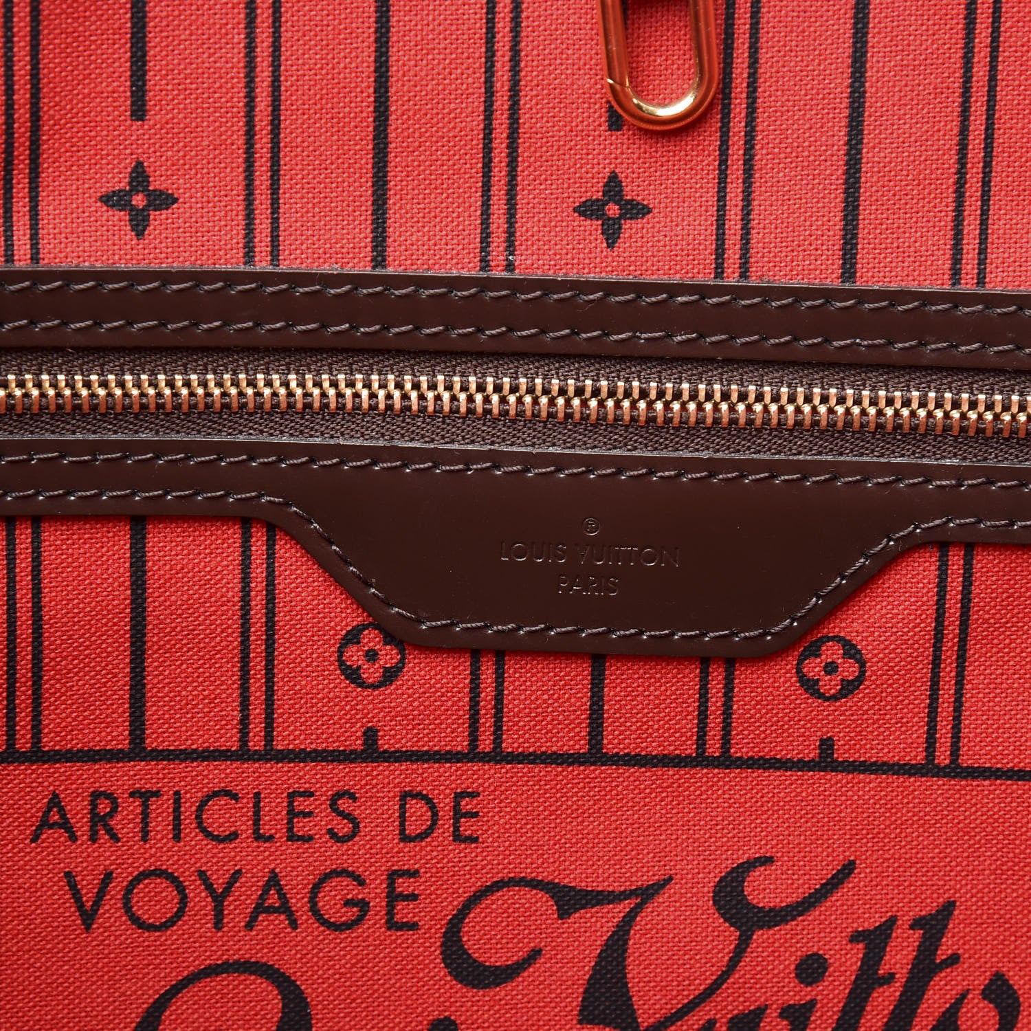 Louis Vuitton Damier Ebene Neverfull MM 5 of 14