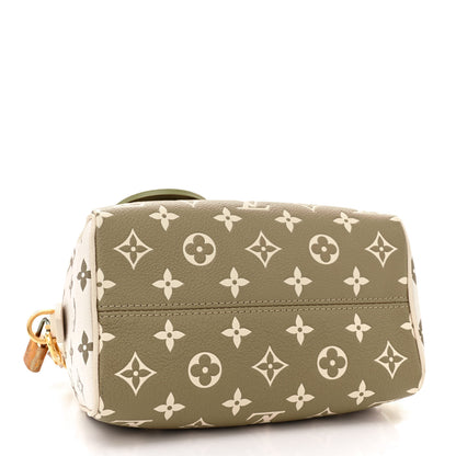 Louis Vuitton Empreinte Monogram Spring in the City Speedy Bandouliere 20 Kaki Beige Cream 4 of 11