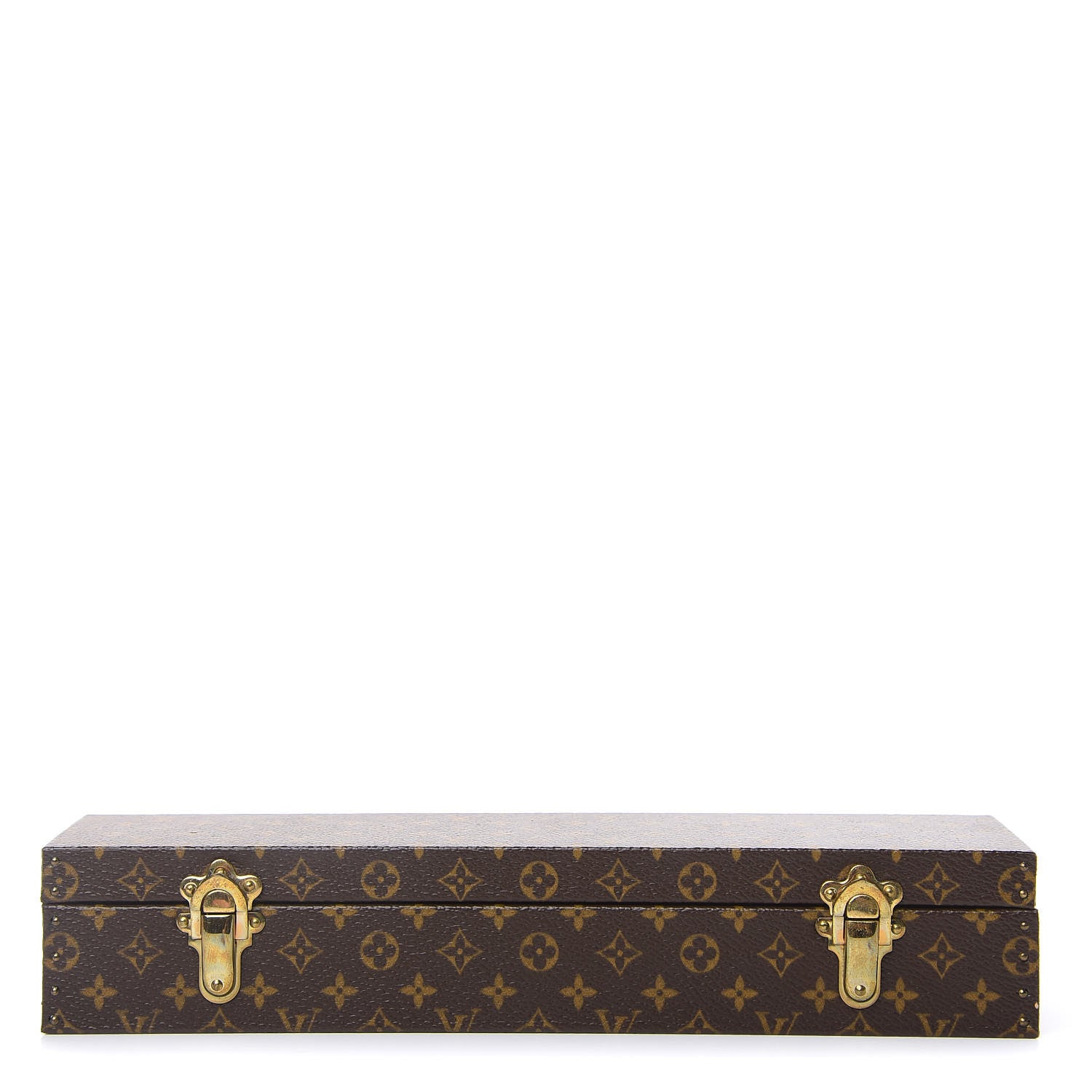 Louis Vuitton Monogram Bracelet Watch Jewelry Holder Coffret 1 of 13