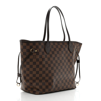 Louis Vuitton Damier Ebene Neo Neverfull MM Rose Ballerine 2 of 9