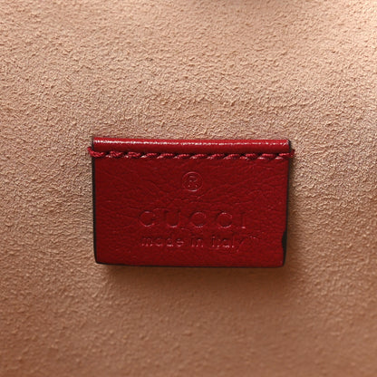 Gucci Calfskin Large Rajah Chain Tote Romantic Cherry 7 of 11
