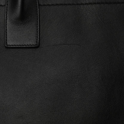 Saint Laurent Vitello Rive Gauche Large Tote Black 12 of 13