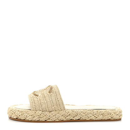 Chanel Cord Braided CC Mules 41 Light Beige 1 of 9