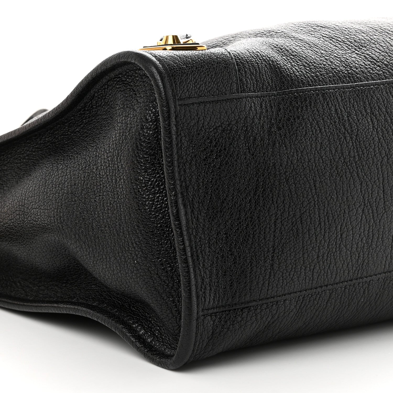 Balenciaga Chevre Gold Metallic Edge Hardware City Black 9 of 11