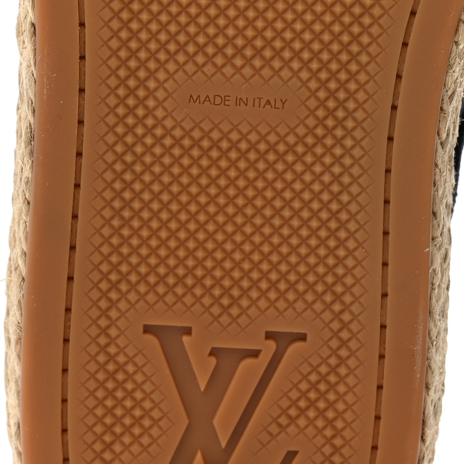 Louis Vuitton Denim Suede Espadrille Mens Sneakers 10  Blue 7 of 10