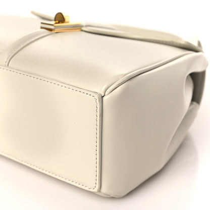 Celine Satinated Calfskin Mini 16 Top Handle Bag White 10 of 11