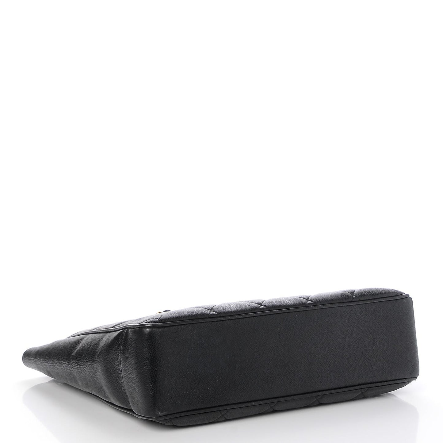 Caviar Quilted CC Shoulder Bag Black