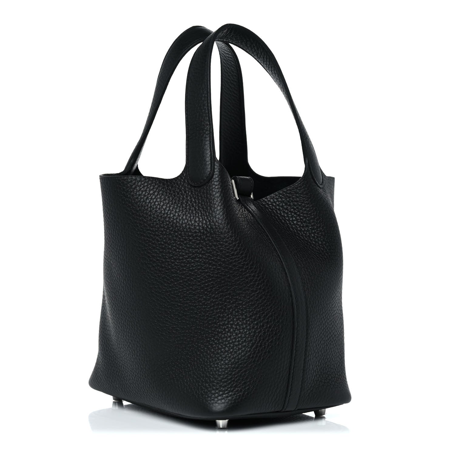 Hermes Taurillon Clemence Picotin Lock 18 PM Black 3 of 9