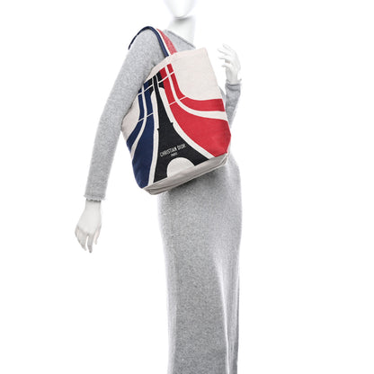 Christian Dior Canvas Print Paris Olympics Cruise Tote 2 of 9