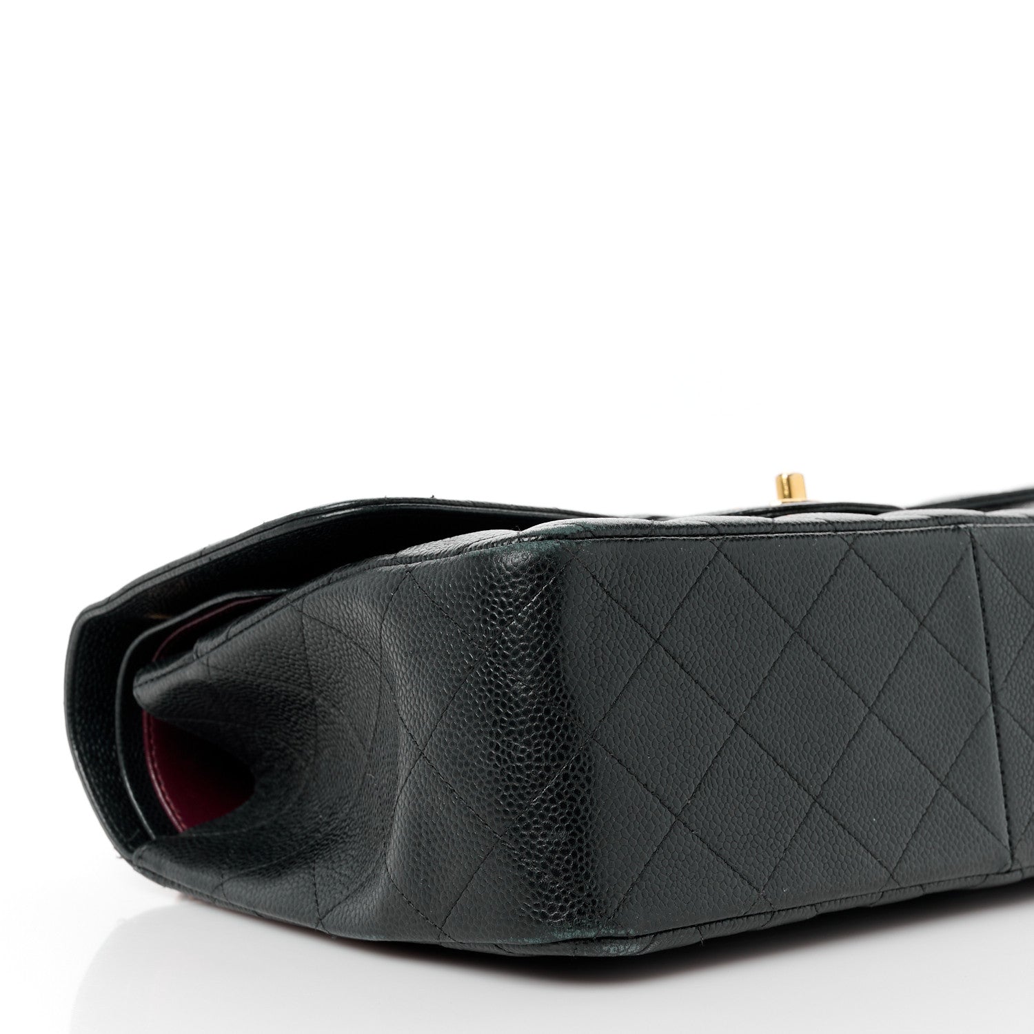 Chanel Caviar Quilted Jumbo Double Flap Black 11 of 14