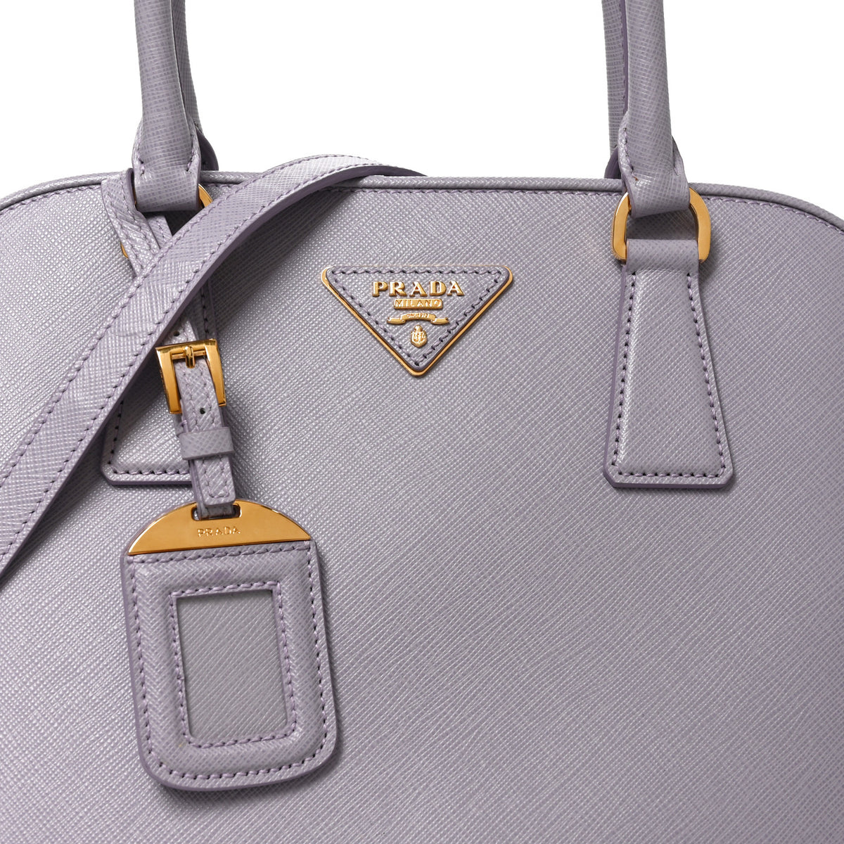 Prada Saffiano Lux Medium Open Promenade Tote Glicine 7 of 9