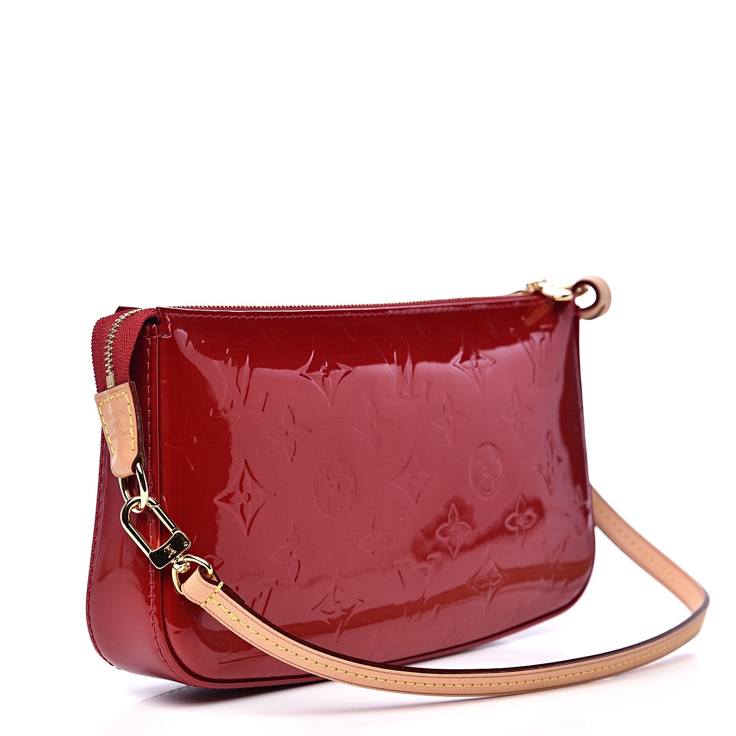 Louis Vuitton Vernis Pochette Accessories NM Pomme D'Amour 2 of 9