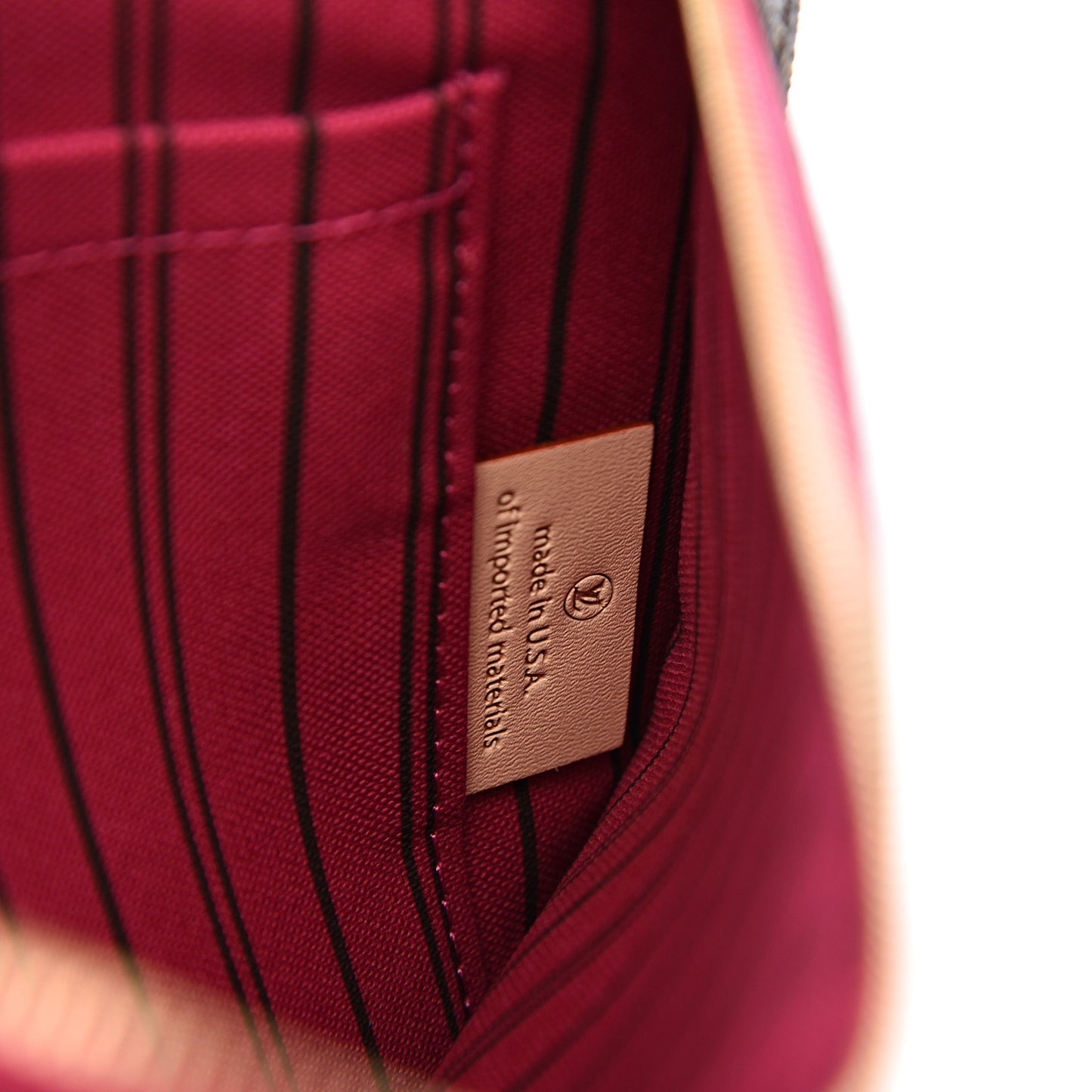 Monogram Neverfull MM GM Pochette Pivoine