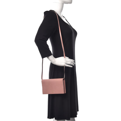 Gucci Dollar Calfskin Mini Swing Wallet Bag Soft Pink 2 of 11