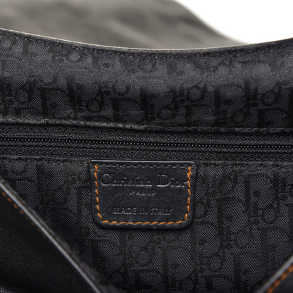 Christian Dior Calfskin Medium Gaucho Double Saddle Bag Black 8 of 10