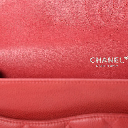 Chanel Caviar Quilted Jumbo Double Flap Red 11 of 18