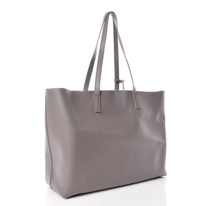 Saint Laurent Calfskin Large Shopping Tote Fog 4 of 15
