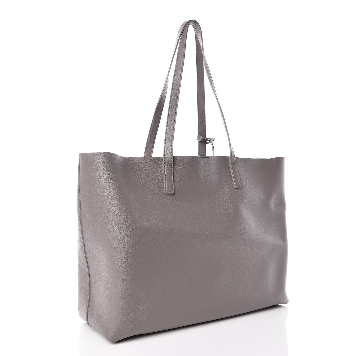 Calfskin Large Shopping Tote Fog