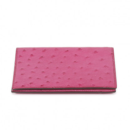 Hermes Ostrich Agenda Cover Fuchsia w Inserts 4 of 9