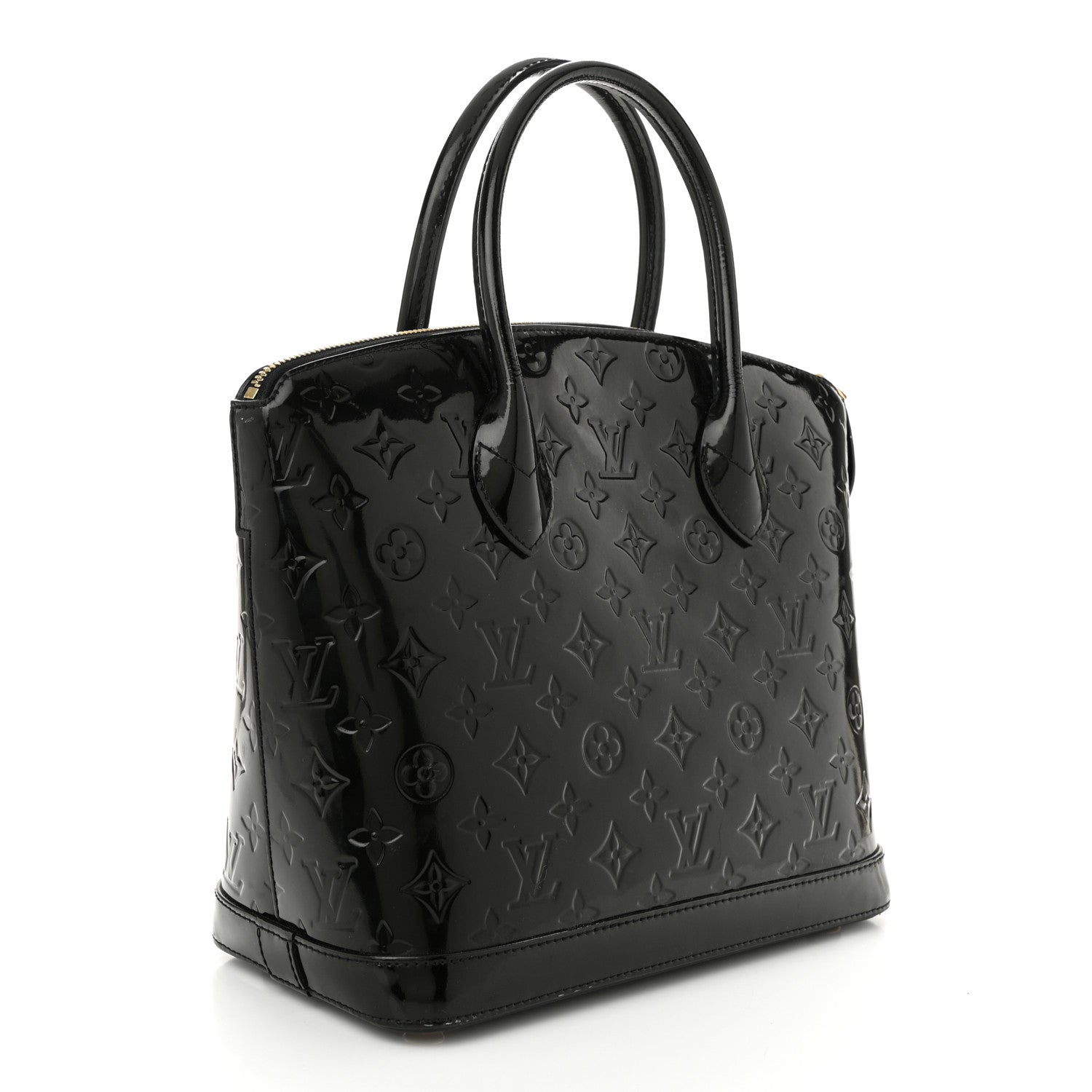 Louis Vuitton Vernis Lockit PM Black 3 of 11