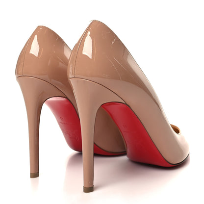 Christian Louboutin Patent Pigalle Follies 100 Pumps 41 Nude 4 of 9