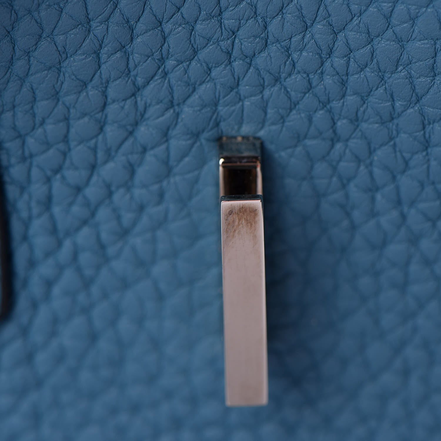 Hermes Taurillon Clemence Birkin 30 Blue Jean 22 of 40