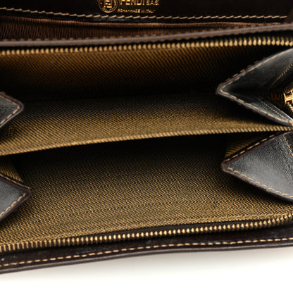 Fendi Zucca Compact Wallet Tobacco 5 of 6