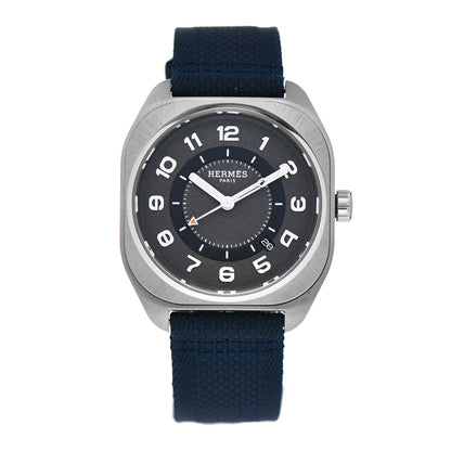 Hermes Titanium Nylon 39mm H08 Automatic Watch Bleu Abysse 1 of 5