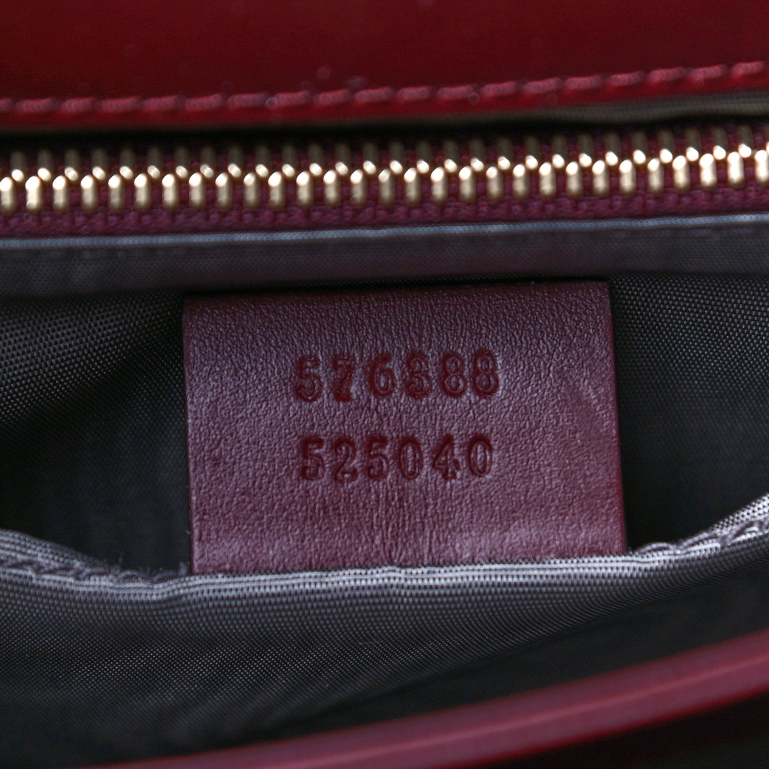Gucci Smooth Calfskin Small Zumi Shoulder Bag Vintage Bordeaux 6 of 16