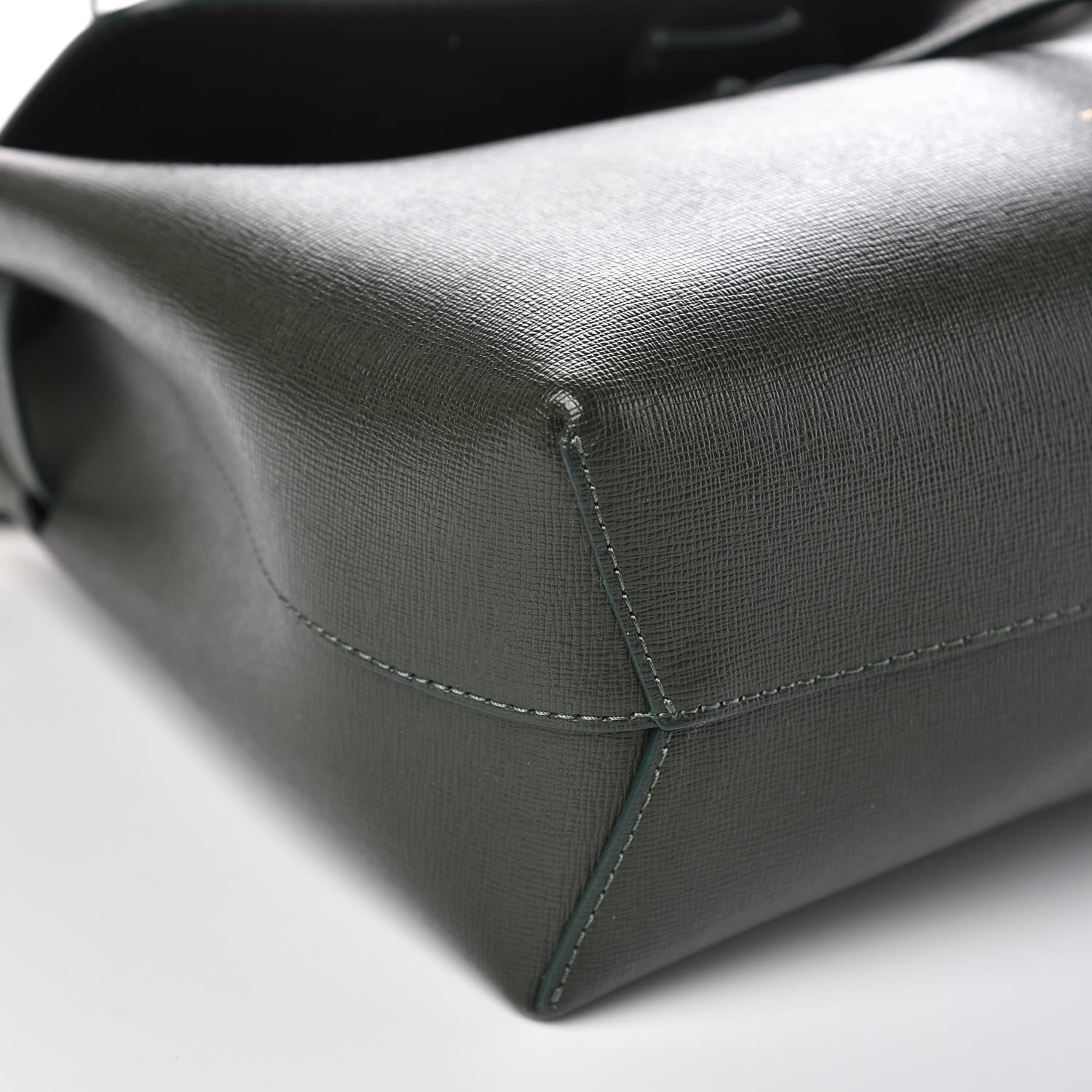 Mansur Gavriel Saffiano Mini Lady Bag Moss 8 of 10